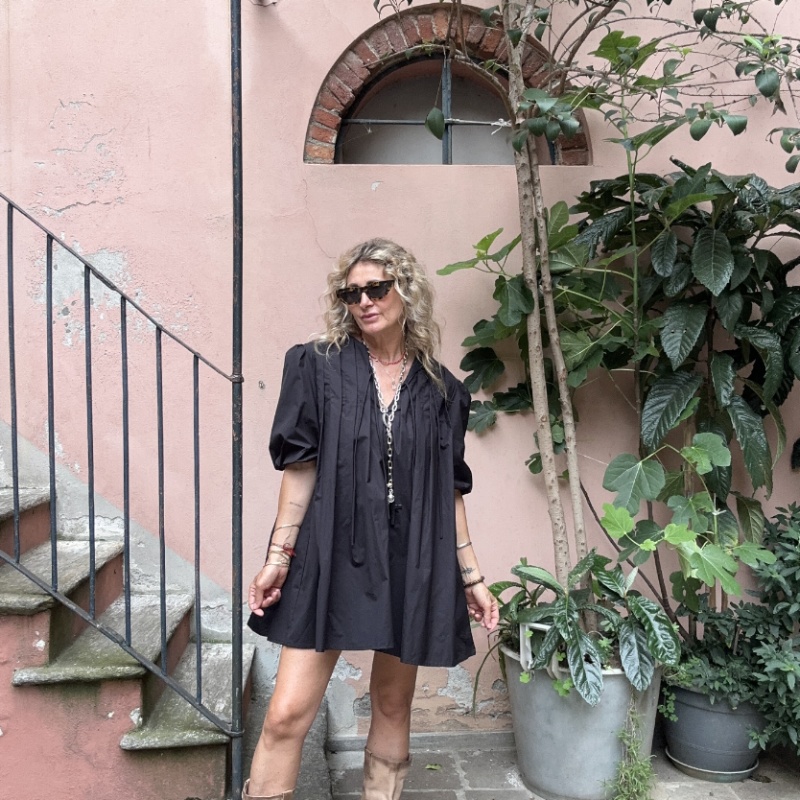 GLAMOROUS ABITO LADIES DRESS AN5565 NERO