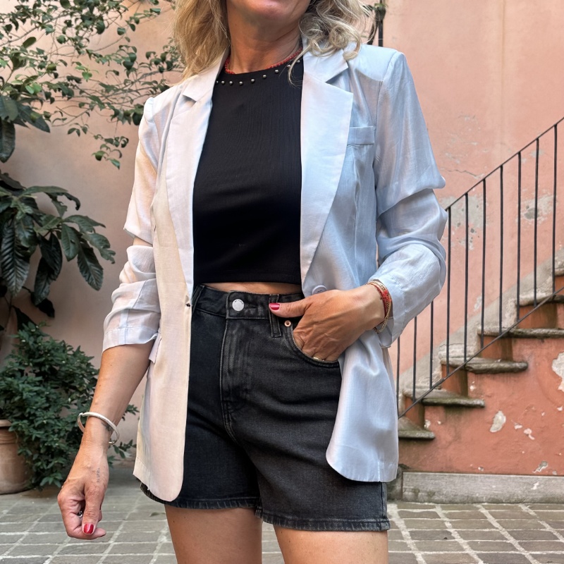YOU DECIDE GIACCA 10629 AZZURRO