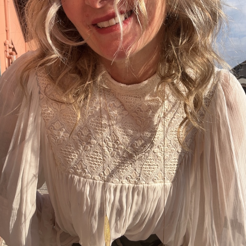 PHILIA LOFT BLUSA V02A0195 LATTE