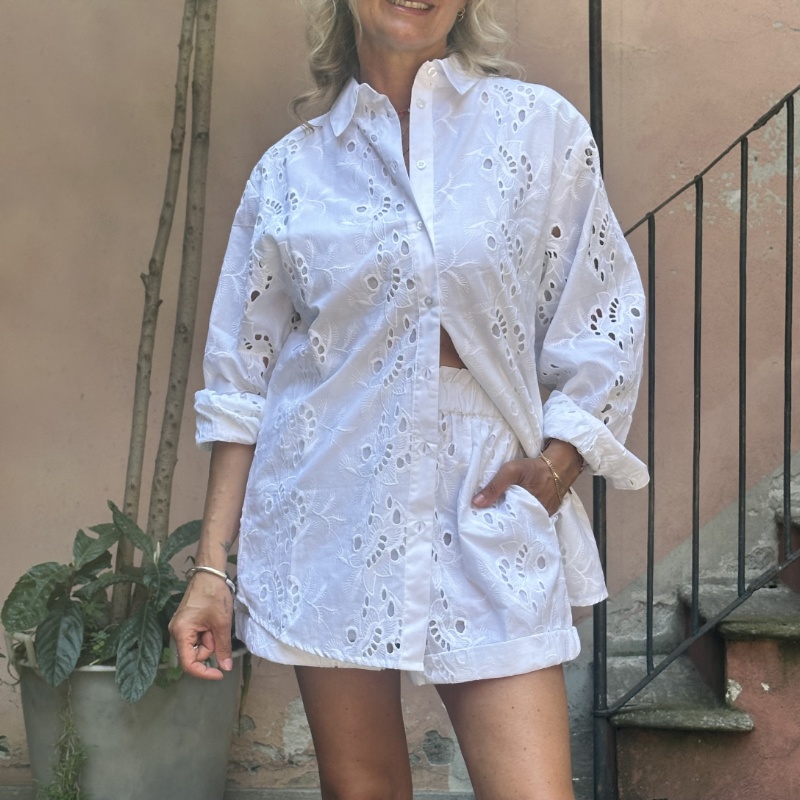 GLAMOROUS CAMICIA IN1762 BIANCO