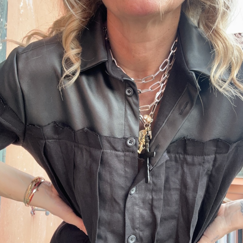 PAPUCEI CAMICIA J NOVA NERO