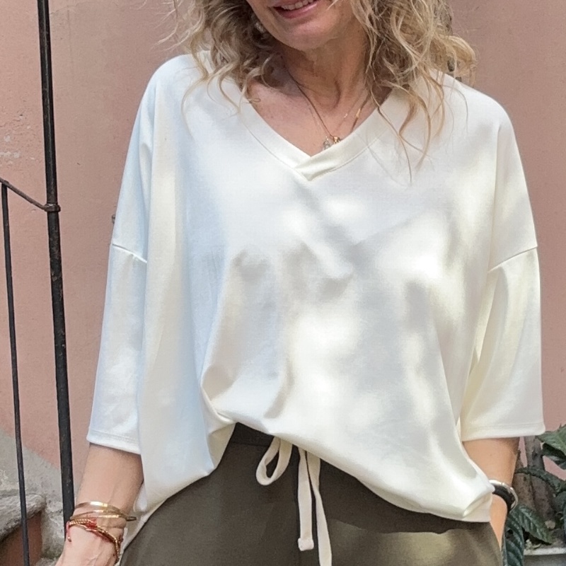 NUMERO155 TSHIRT PENELOPE BIANCO