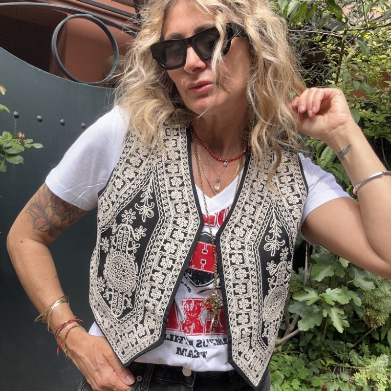 NUMERO155 GILET NAMELESS NERO