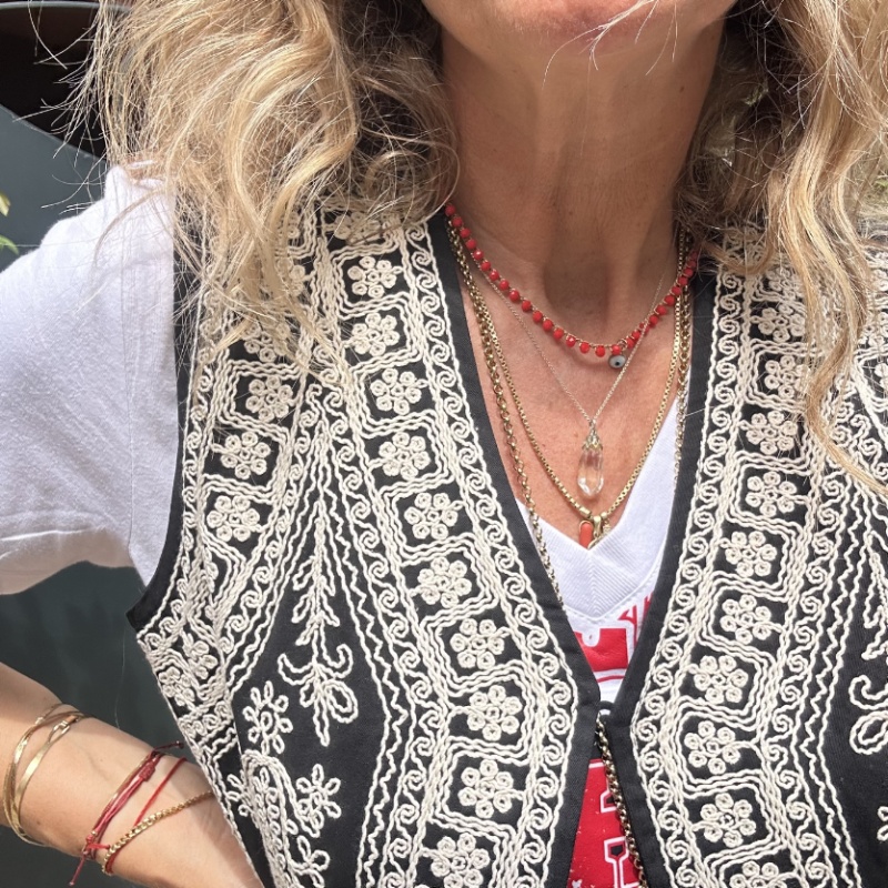 NUMERO155 GILET NAMELESS NERO