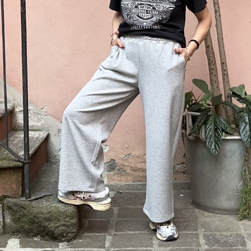 NUMERO155 PANTALONE HAVE GRIGIO