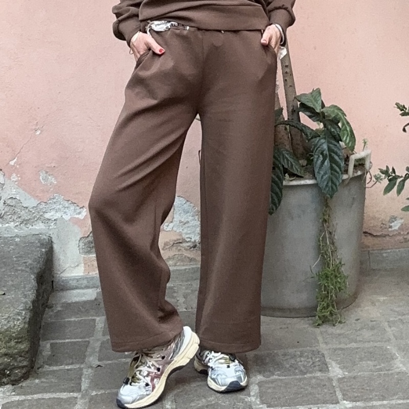 NUMERO155 PANTALONE HAVE CIOCCOLATO