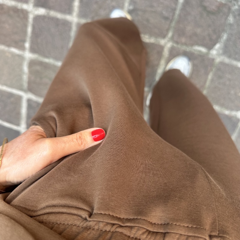 NUMERO155 PANTALONE HAVE CIOCCOLATO