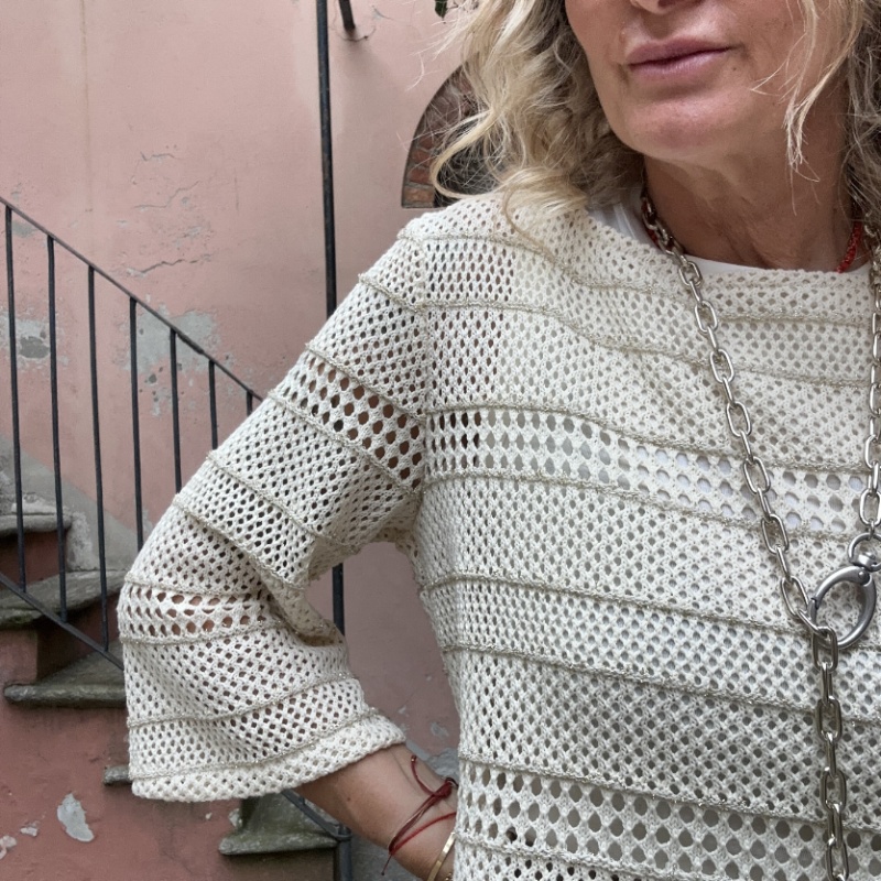 NUMERO155 MAGLIA HAVE LATTE