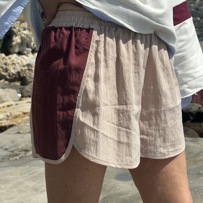 SOUVENIR SHORTS M39F1416 BORDEAUX