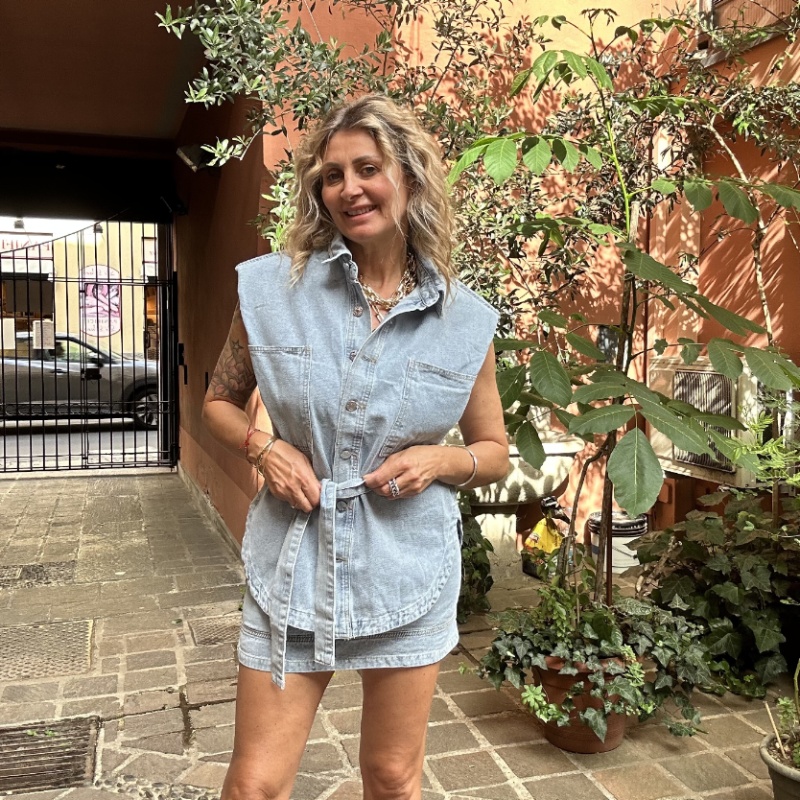 NUMERO155 COORDINATO DENIM JEANS