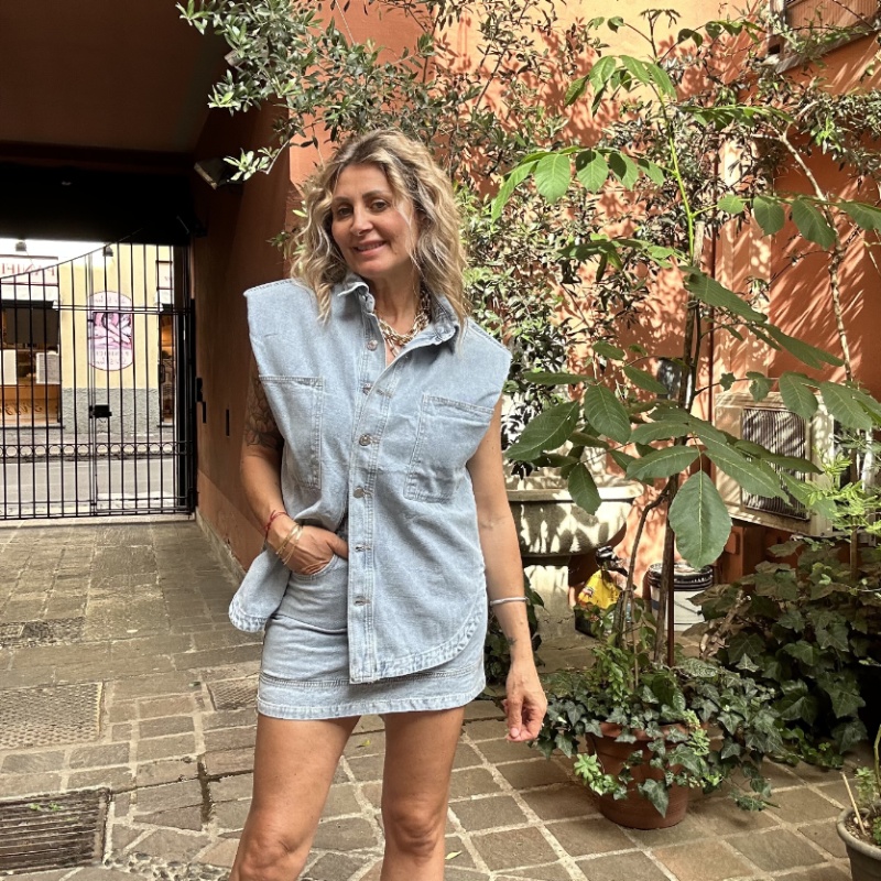NUMERO155 COORDINATO DENIM JEANS