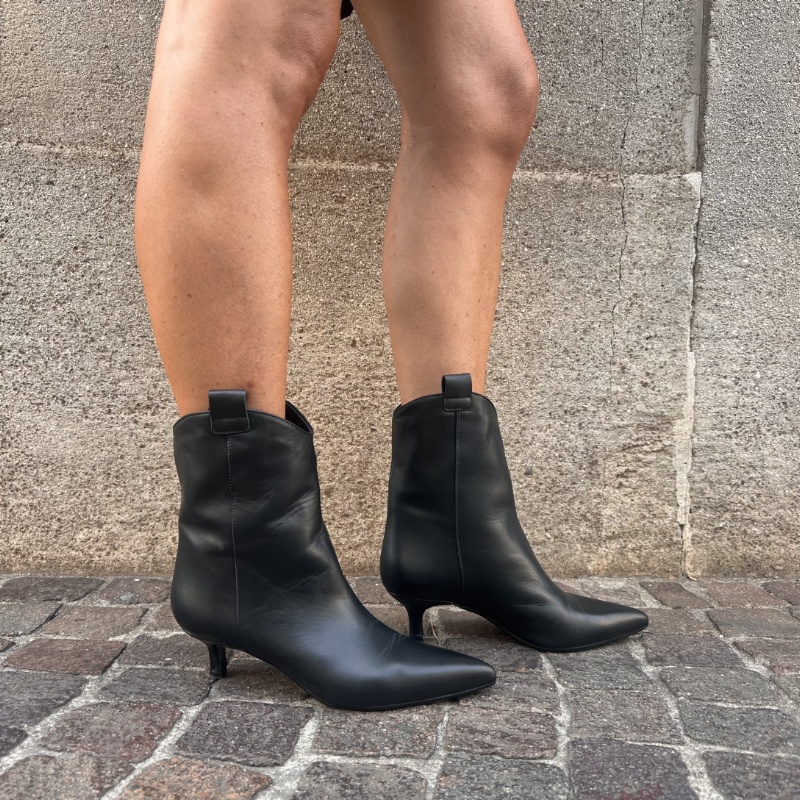 GISEL MOIRE TRONCHETTO CHARLOTTE NERO