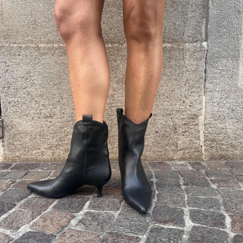 GISEL MOIRE TRONCHETTO CHARLOTTE NERO
