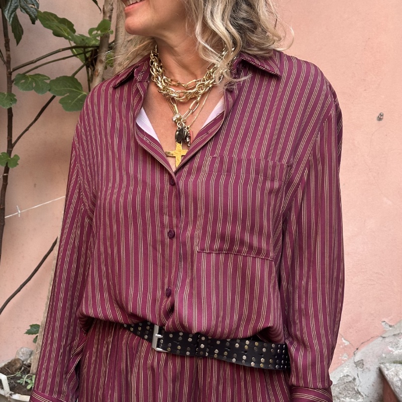 HAVEONE CAMICIA CMA-R058 BORDEAUX