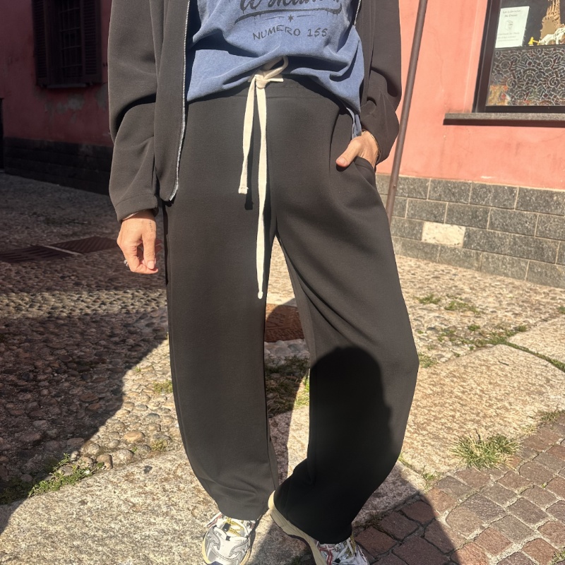NUMERO155 PANTALONE JAKIE NERO