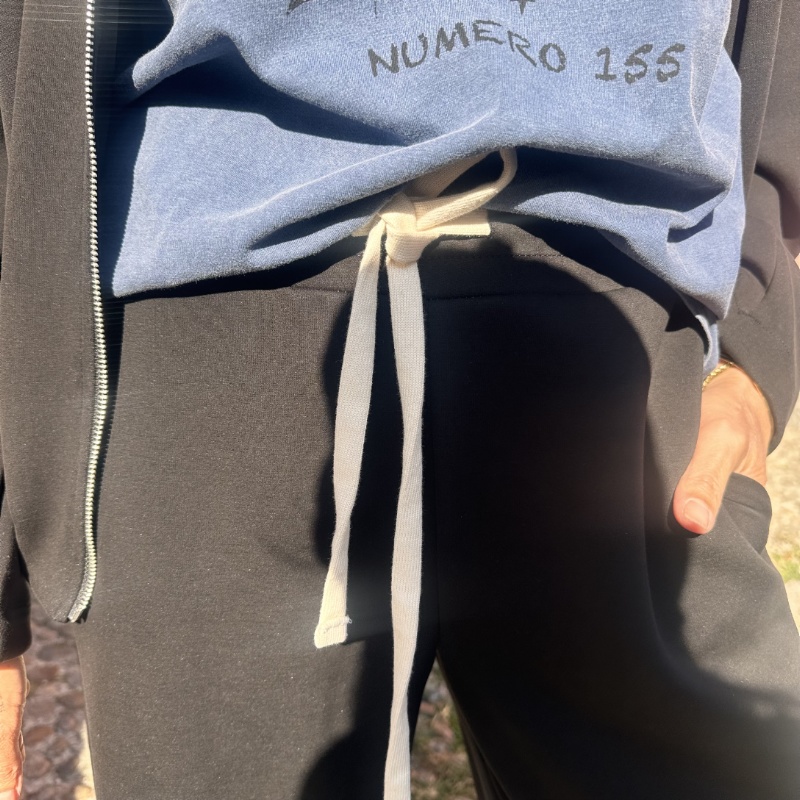 NUMERO155 PANTALONE JAKIE NERO