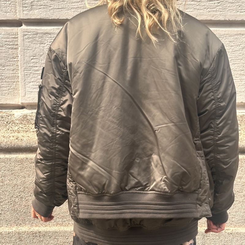 HINNOMINATE BOMBER HMABW02989 VERDE MILITARE