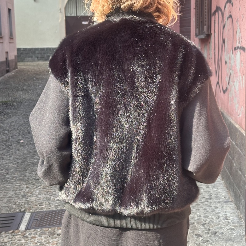 SOUVENIR BOMBER D40V0060 NERO