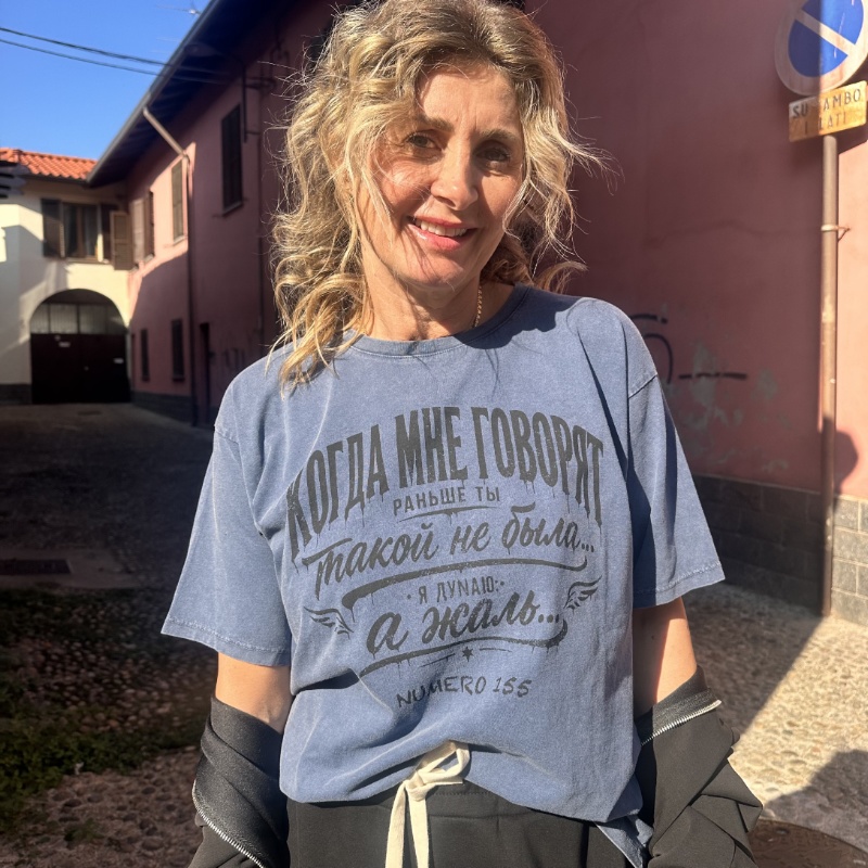 NUMERO155 TSHIRT MAURICE BLU